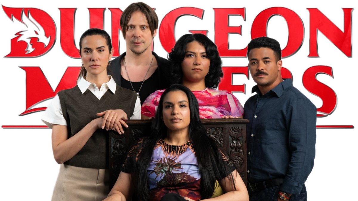 Dungeon Masters cast: Jasmine Bhullar (DM), Mayanna Berrin, Christian Navarro, Neil Newbon, and Devora Wilde